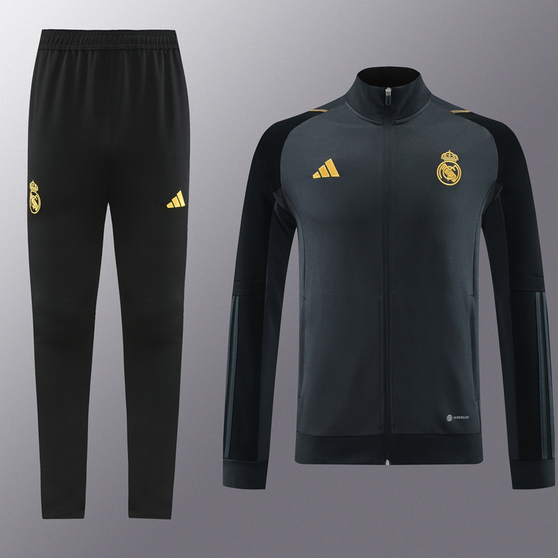 23 Real Madrid dark gray suit